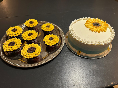 Sunflower Cupcakes